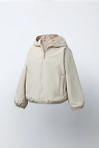 REVERSIBLE NYLON FLEECE JACKET