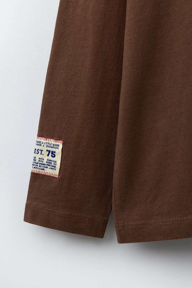CHAMPION ® X ZARA LOGO PRINT T-SHIRT