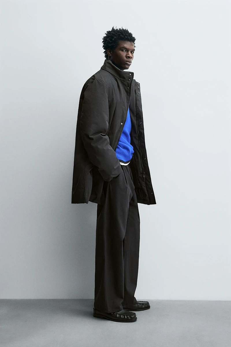 WATER REPELLENT REMOVABLE 100% FEATHER PARKA