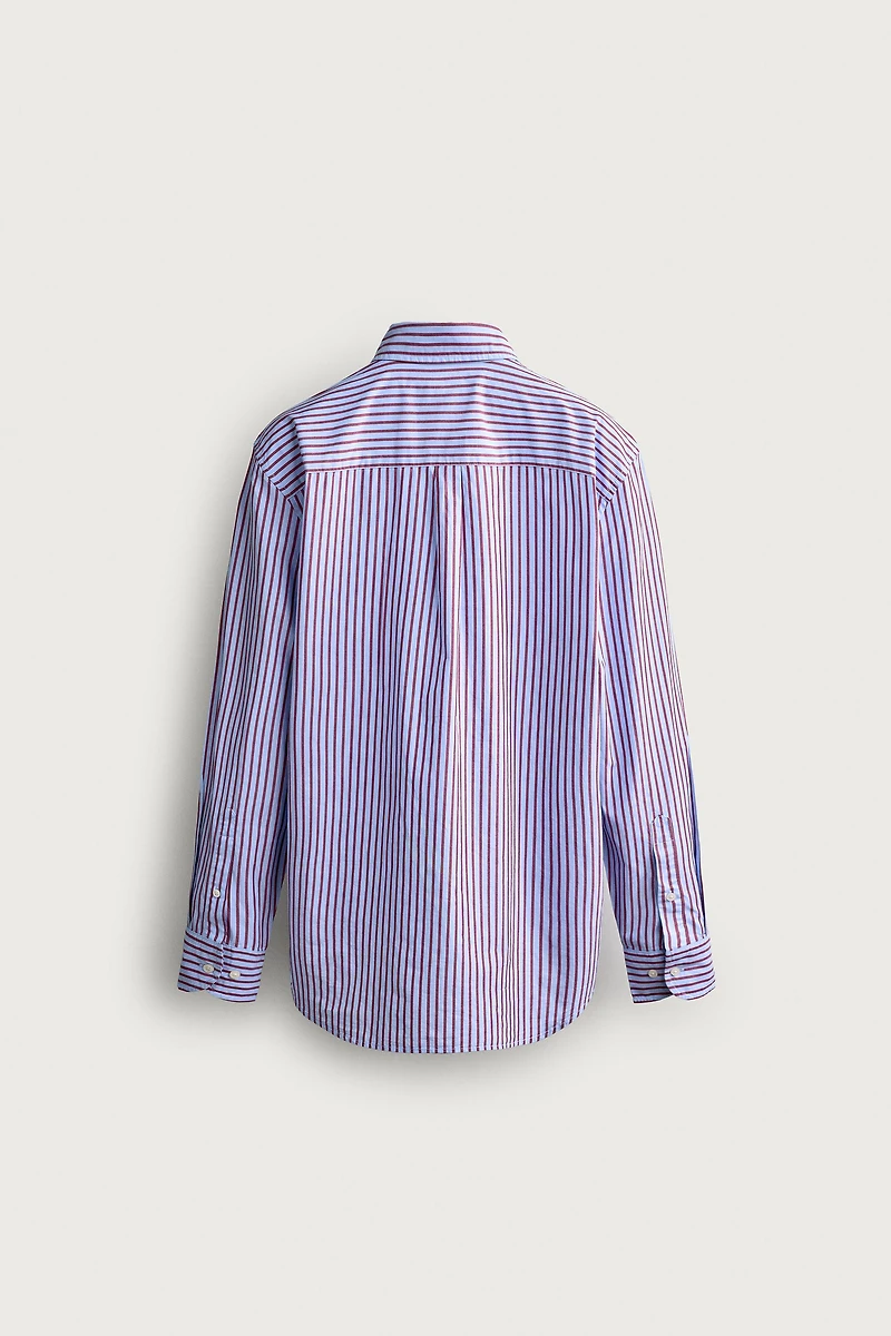 CONTRAST STRIPE REGULAR FIT SHIRT