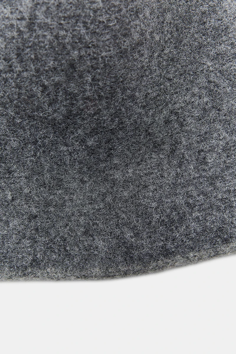 CONTRAST WOOL HAT