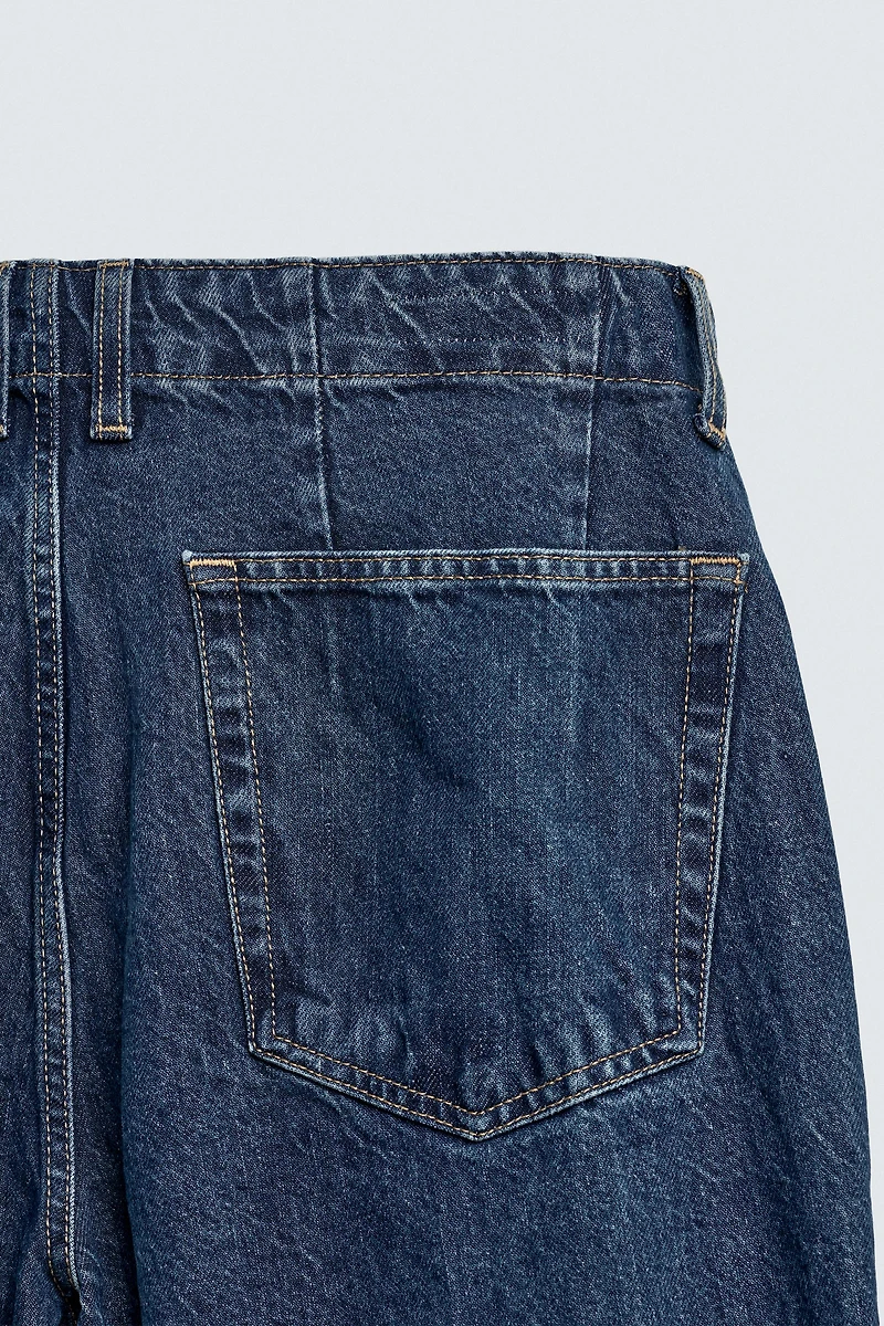 DENIM CHINO STRAIGHT FIT PANTS