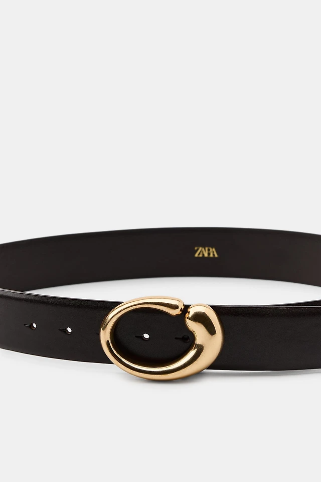 Zara 100% LEATHER BELT WITH STUDS AND CHARMS KATE MOSS X  display picture 3