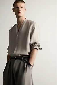 RELAXED FIT JACQUARD SHIRT