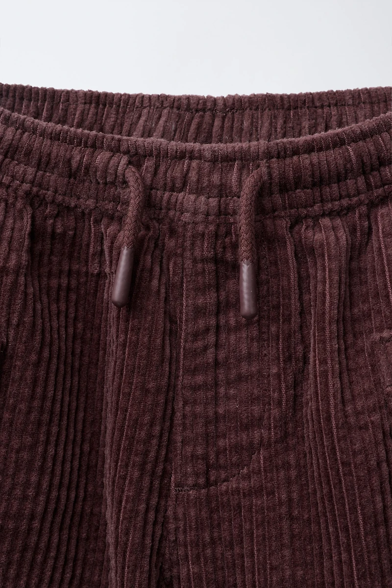 CORDUROY PANTS WITH POCKETS