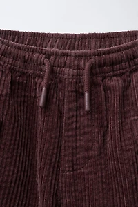 CORDUROY PANTS WITH POCKETS