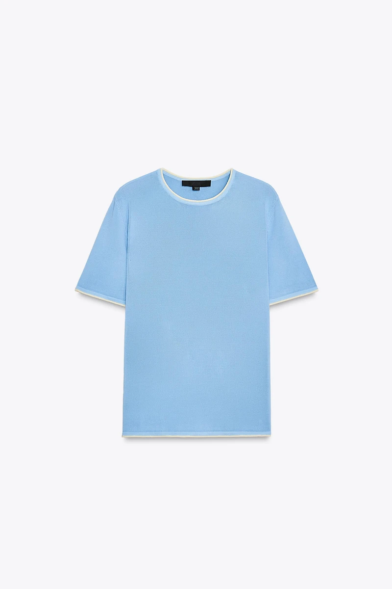 TRIM KNIT TOP
