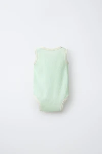THREE-PACK OF SLEEVELESS BODYSUITS WITH PATCHES