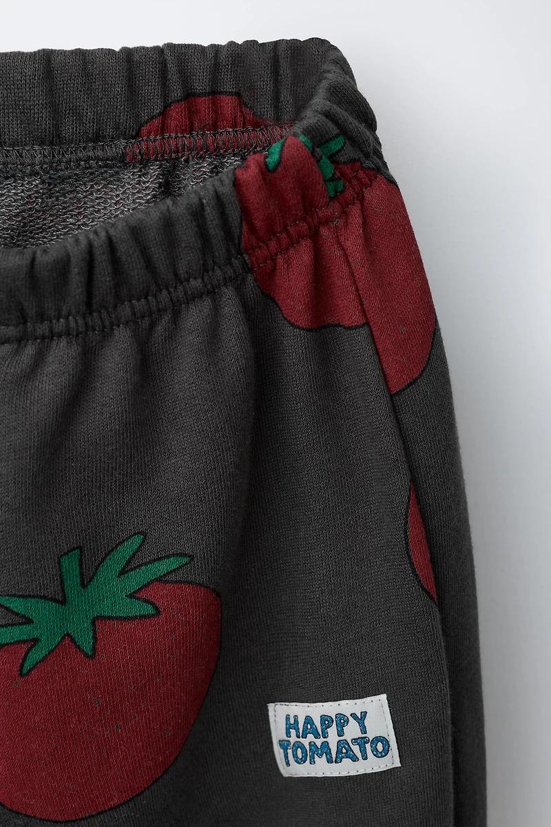PRINTED JOGGING SWEATSHIRT AND JOGGER SET
