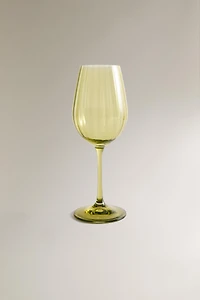 RAISED CRYSTALLINE GLASS