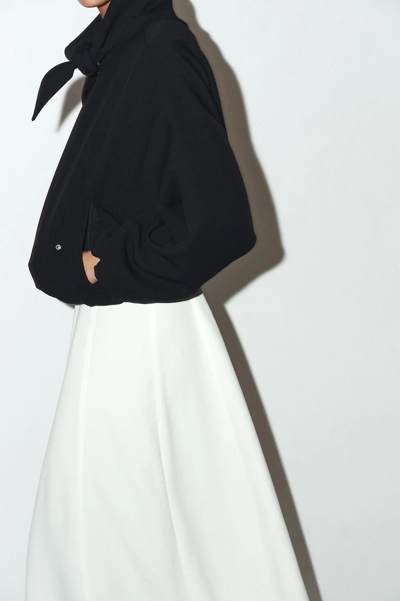BOMBER FOULARD AMOVIBLE