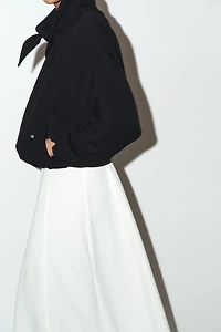 BOMBER FOULARD AMOVIBLE