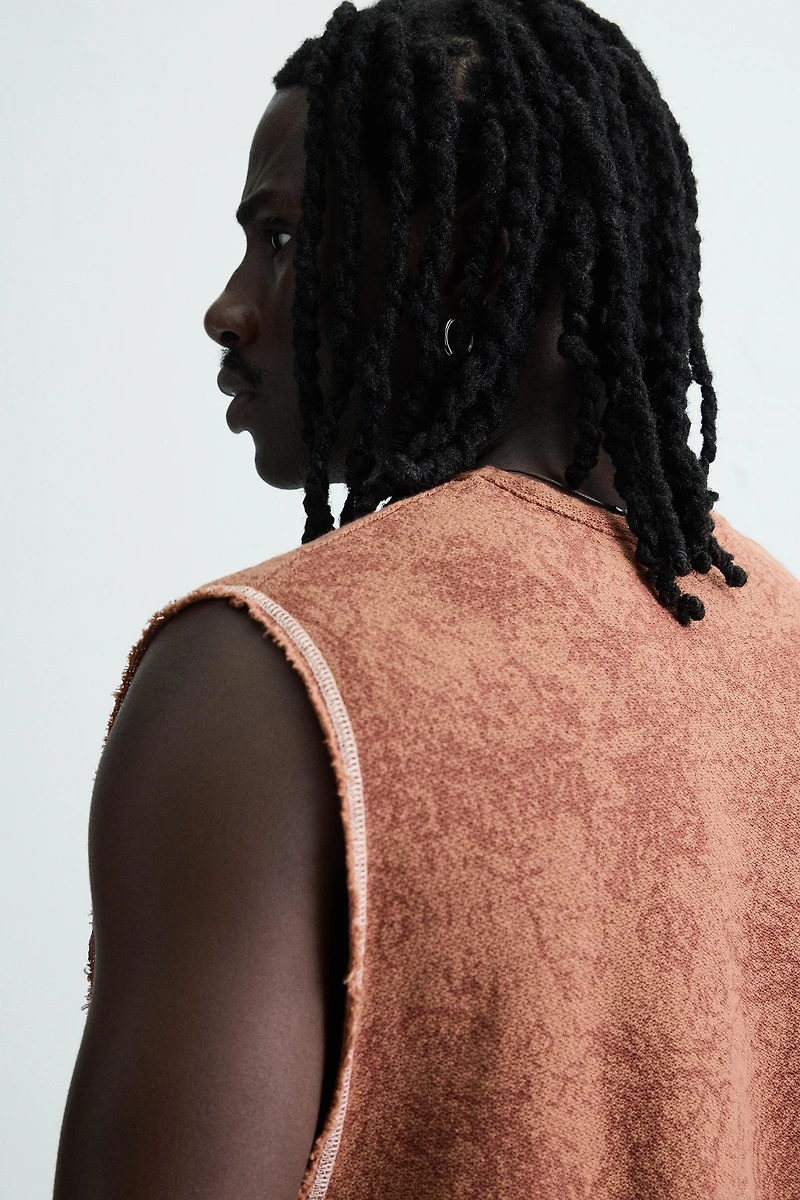 DÉBARDEUR EN TRICOT LAVÉ