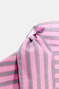 ZW COLLECTION STRIPED FROG FASTENING SHIRT
