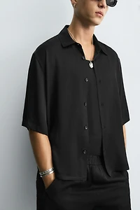CHEMISE SATINÉE RELAXED FIT