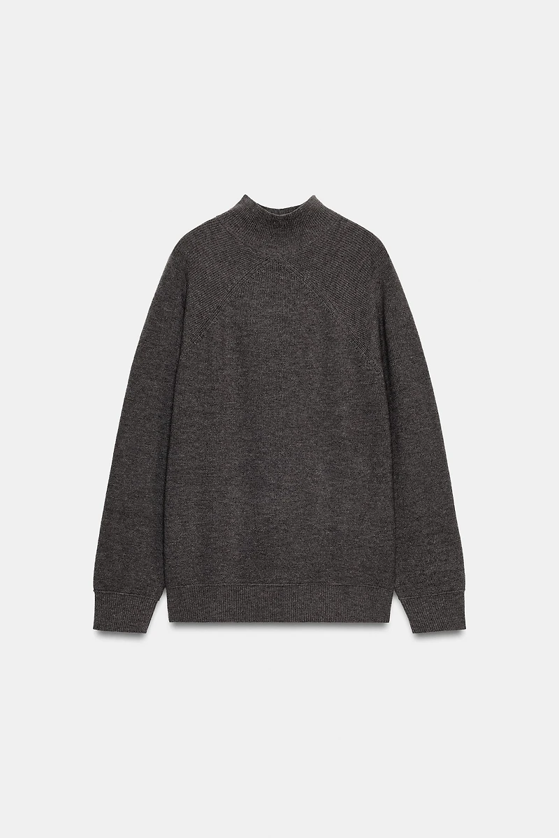 HIGH NECK KNIT JUMPER