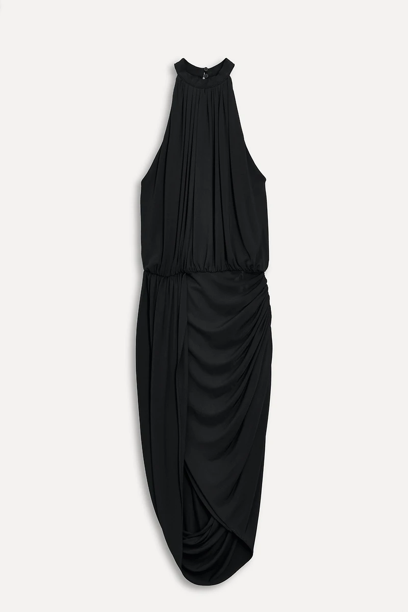 ASYMMETRIC HALTER DRESS 50TH ANNIVERSARY