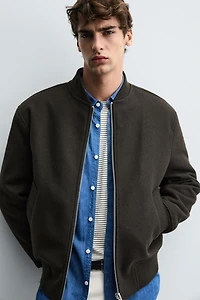 COMBINATION BOMBER JACKET