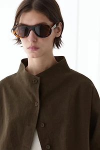 Veste bomber 100 % lin
