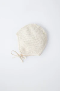 COTTON SILK TEXTURED BONNET