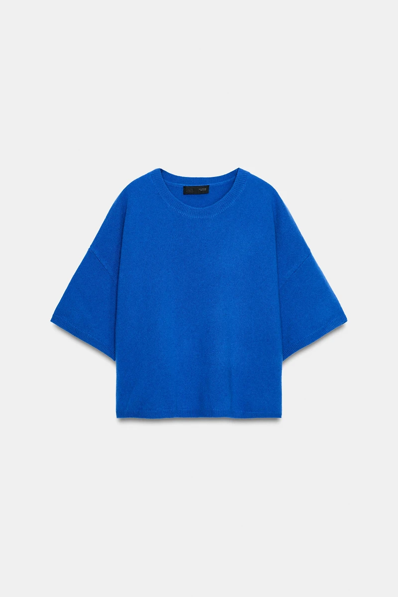 100% WOOL WIDE SLEEVE JUMPER