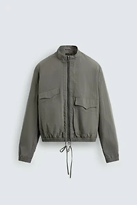 CROPPED FIT TECHNICAL JACKET