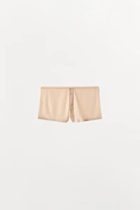 SHORT POINTELLE NŒUD BOUTONS