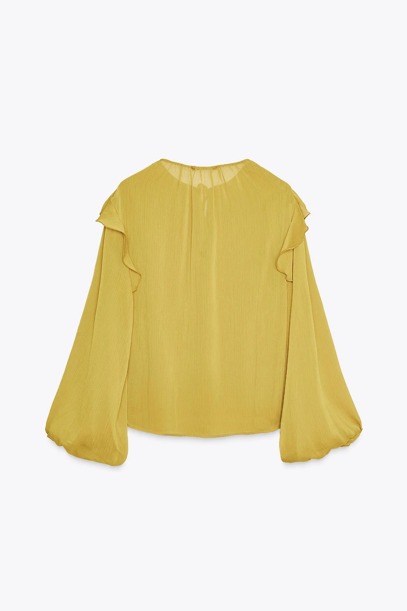 RUFFLED BLOUSE