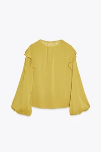 RUFFLED BLOUSE