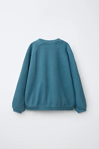 GARMENT-DYED SWEATSHIRT AND JOGGER SET