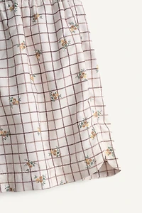 PLAID AND FLORAL LIMITED EDITION SWIM SHORTS