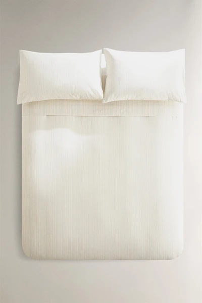 STRIPED DUVET COVER