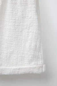 PLAIN COMBINATION BERMUDA SHORTS