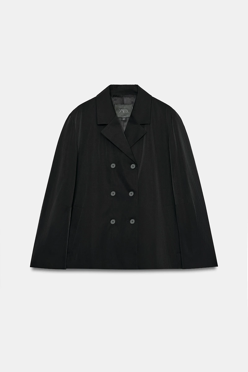 ZW COLLECTION DOUBLE-BREASTED BLAZER
