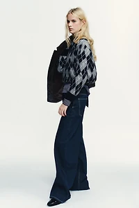 TRF EXTRA WIDE LEG HIGH-WAIST JEANS