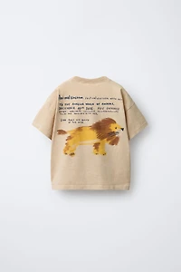 T-SHIRT IMPRIMÉ LION