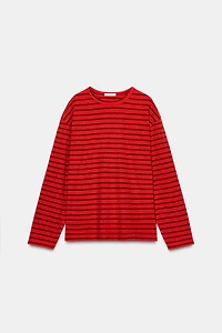 LONG SLEEVE STRIPED T-SHIRT