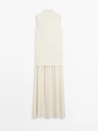 Matching knit midi dress
