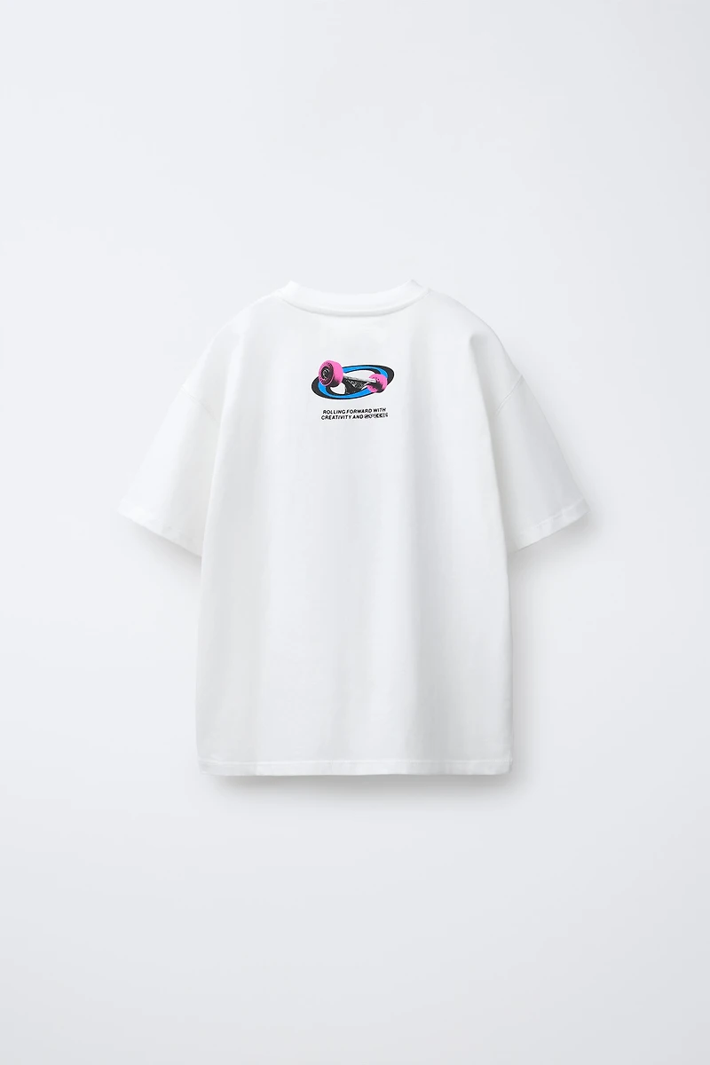 T-SHIRT IMPRIMÉ SKATE