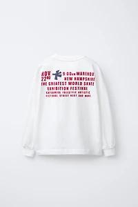 RAISED PRINT T-SHIRT