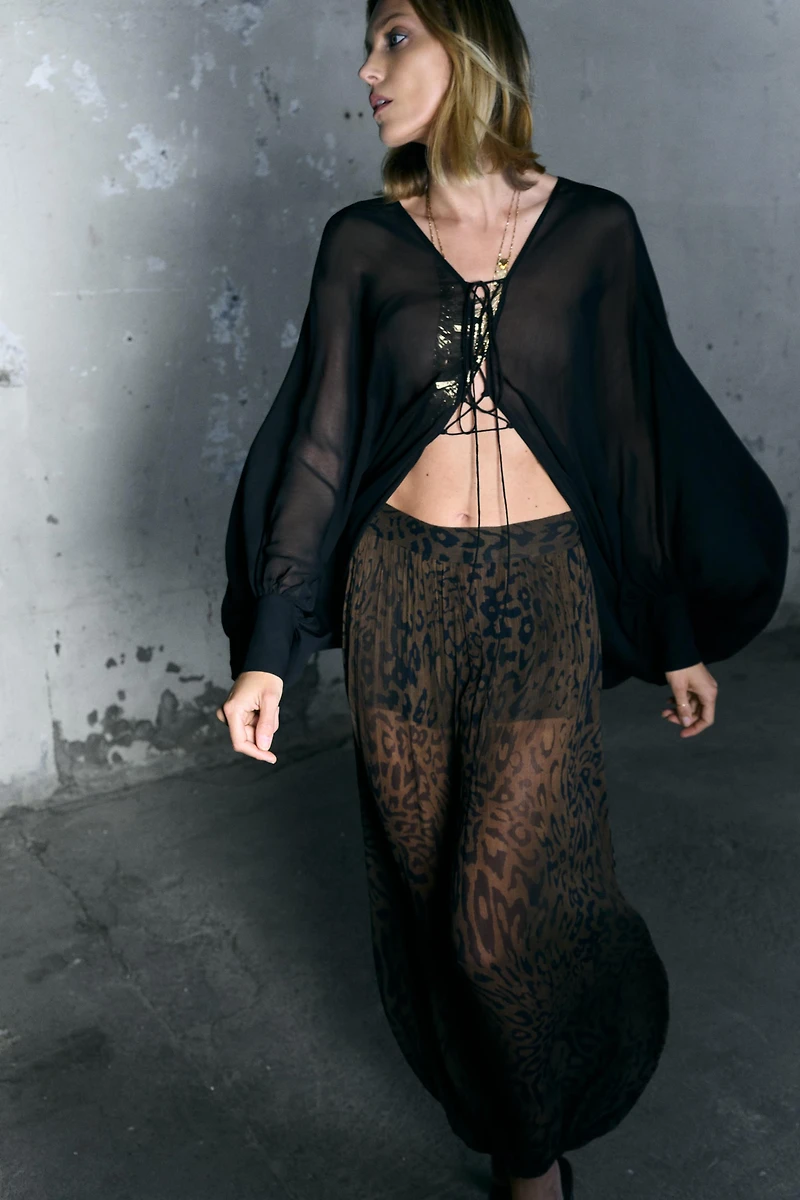 PANTALON BLOOMER IMPRIMÉ ANIMAL ZW COLLECTION