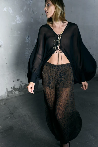 PANTALON BLOOMER IMPRIMÉ ANIMAL ZW COLLECTION