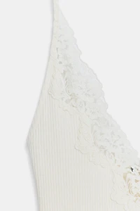 LACE RIB TOP