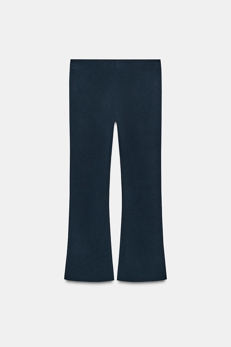 STRAIGHT LEG KNIT PANTS