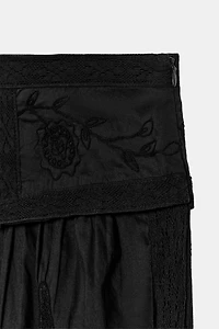 ZW COLLECTION EMBROIDERED BALLOON PANTS