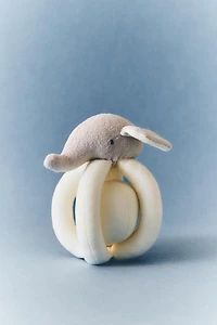 CHILDREN'S ELEPHANT PLUSH TOY RATTLE