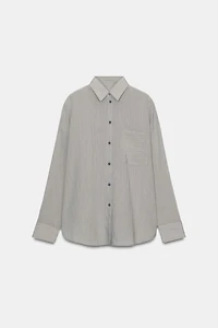 ZW COLLECTION FLOWY STRIPED SHIRT