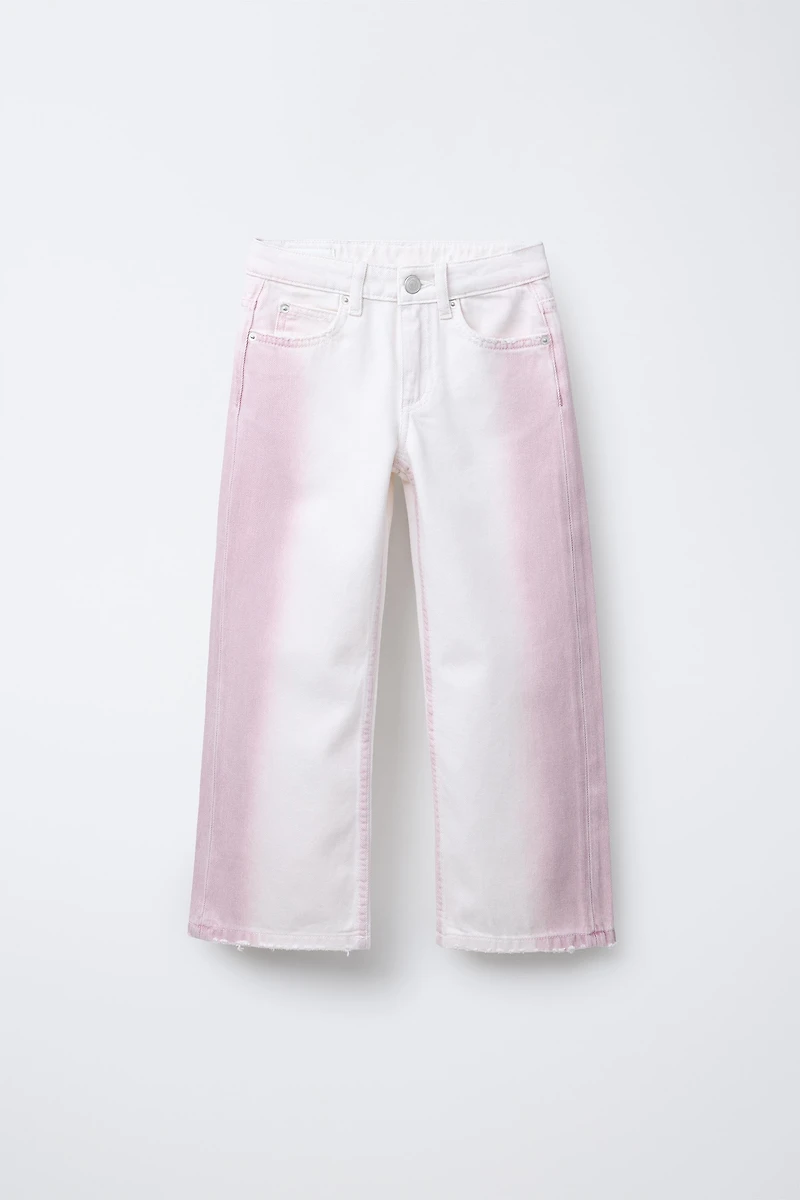 JEAN WIDE LEG TIE DYE