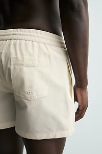 MAILLOT DE BAIN MI-LONG EN SEERSUCKER