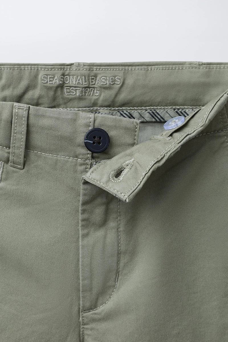 SHORT CHINO SLIM BASIQUE